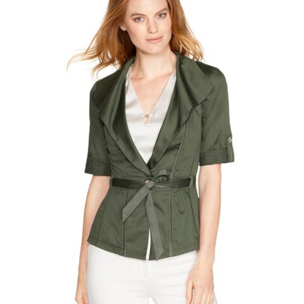 WHBM Shawl Collar Utility Jacket